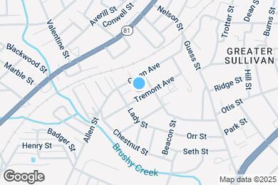 Map image of the property - 206 Tremont Ave