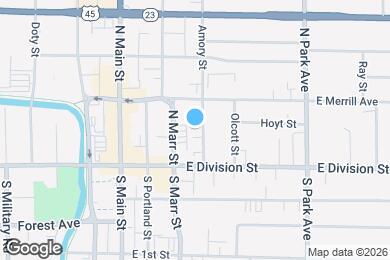 Map image of the property - 42 Amory St