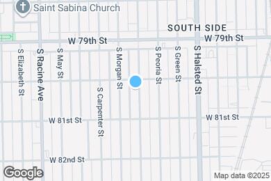 Map image of the property - 8012 S Sangamon St