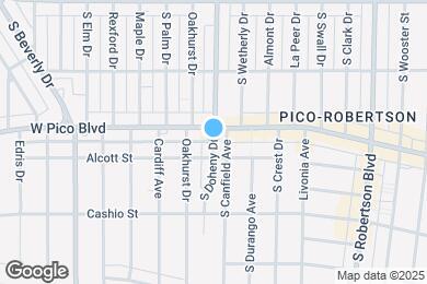 Map image of the property - 1106.5 S Doheny Dr