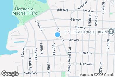 Map image of the property - 120-13 9th Ave