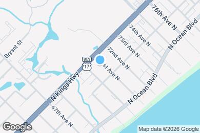 Map image of the property - 407 71st Ave N