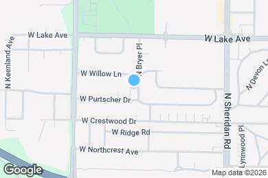 Map image of the property - 4027 N Bryer Pl