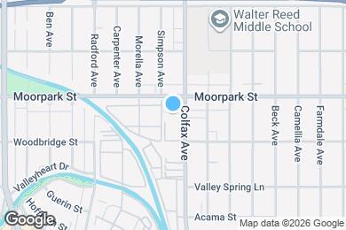 Map image of the property - Villa Colfax