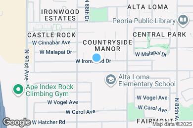 Map image of the property - 8761 W Ironwood Dr