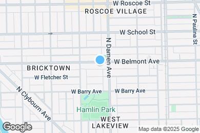 Map image of the property - 2011 W Belmont Ave