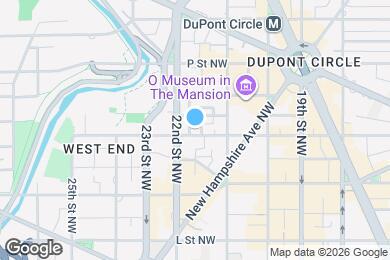 Map image of the property - 2129 N St NW