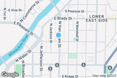 Map image of the property - 1603 N Van Buren St