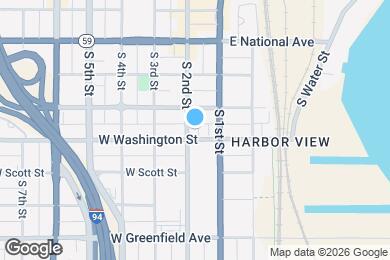 Map image of the property - 1030 S 2nd St