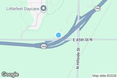 Map image of the property - 2828 E 45th Ct N