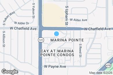 Map image of the property - 8327 S Upham Way