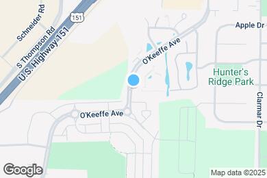 Map image of the property - 1025 O'Keeffe Ave