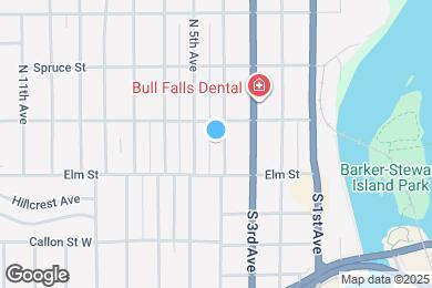 Map image of the property - 120 N 4th Ave