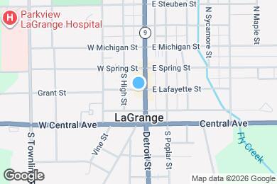 Map image of the property - 202 S Detroit St