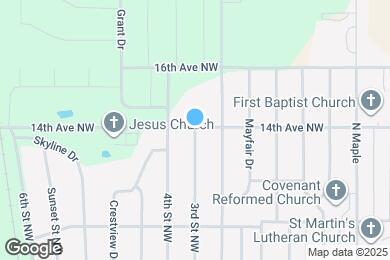 Map image of the property - 1624 3rd St NW