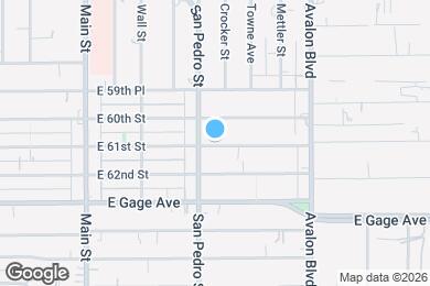 Map image of the property - 317 E 61st St