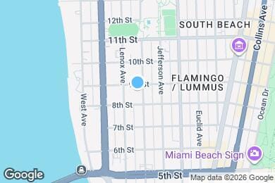 Map image of the property - 840 Michigan Ave