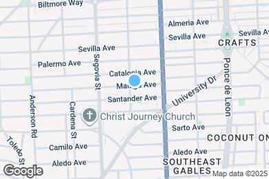 Map image of the property - 444 Malaga Ave