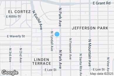 Map image of the property - 938 E Waverly St