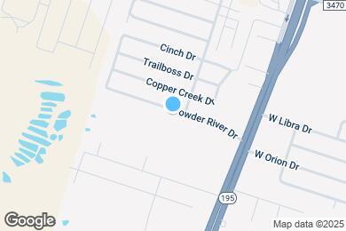 Map image of the property - 1300 Powder River Dr