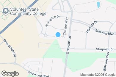 Map image of the property - 1029 Chesire Way