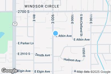Map image of the property - 908 E Atkin Ave