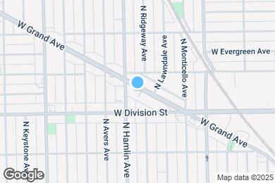 Map image of the property - 3723-3729 W Grand Ave