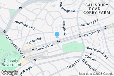 Map image of the property - 1842 Beacon St