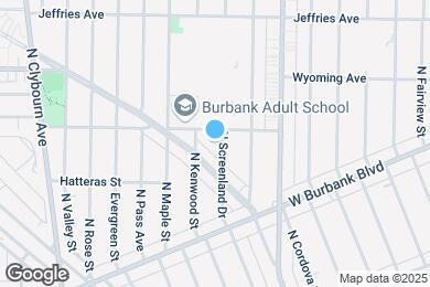 Map image of the property - 1527 N Screenland Dr