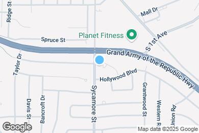Map image of the property - 1853 Hollywood Ct
