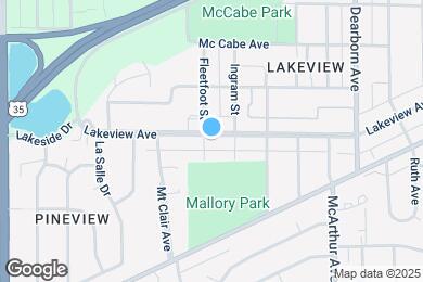 Map image of the property - 3124 Lakeview Ave