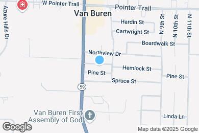 Map image of the property - 502 Hemlock St