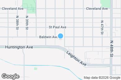 Map image of the property - 4225 Baldwin Ave