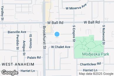 Map image of the property - 1250 S Brookhurst St