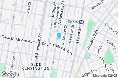 Map image of the property - 165 W Palmer St