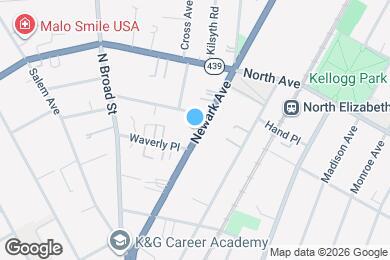 Map image of the property - 718 Newark Ave