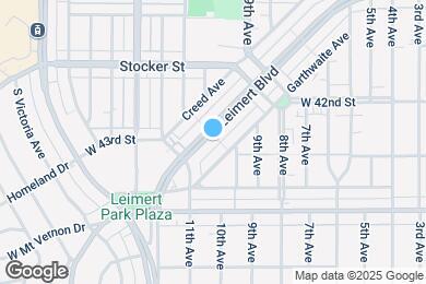 Map image of the property - 4308 Leimert Blvd
