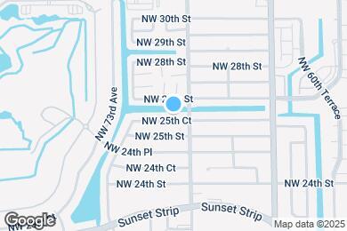 Map image of the property - 6891 NW 25th Ct
