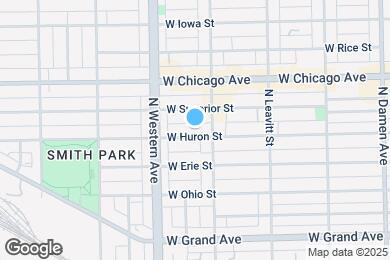 Map image of the property - 2316 W Huron St