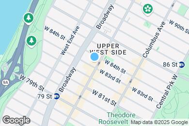 Map image of the property - 484 Amsterdam Ave