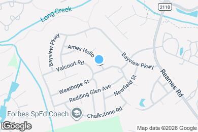 Map image of the property - 9205 Ames Hollow Rd