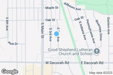 Map image of the property - 714 S 2nd Ave