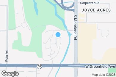 Map image of the property - The Club at Brookfield Hills Apartments