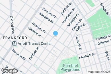 Map image of the property - 1721 Harrison St