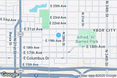 Map image of the property - 2704 E 19th Ave
