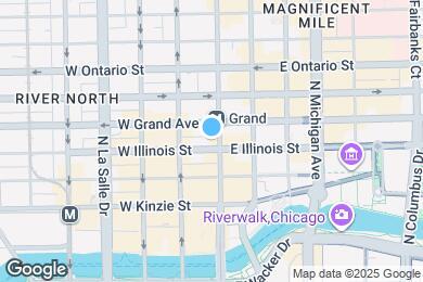 Map image of the property - 6 W Illinois St