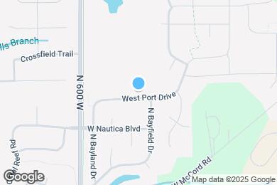 Map image of the property - 5808 W Port Dr