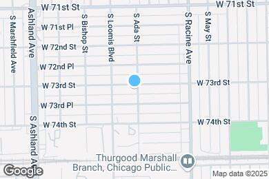 Map image of the property - 1301 W 73rd St