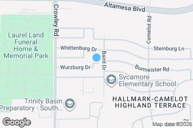 Map image of the property - 1717 Wurzburg Dr