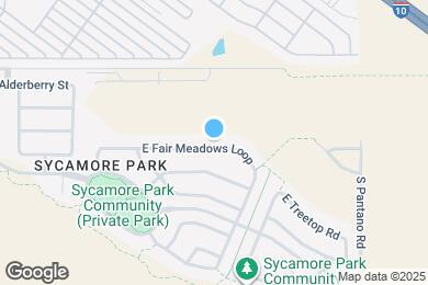 Map image of the property - 7629 E Fair Meadows Loop